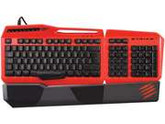 Mad Catz S.T.R.I.K.E. 3 Gaming Keyboard for PC - Red Red Keyboard