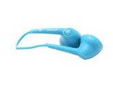 Maxell Jelleez Earbud Headphone Blue Caribbean