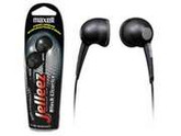 maxell Jelleez Stereo Earbuds - Black