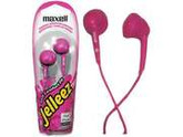 maxell Jelleez Stereo Earbuds - Pink