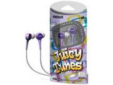 maxell "Juicy Tunes" Earbuds - Purple