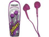 maxell Jelleez Stereo Earbuds - Purple