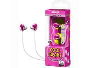 Cool Beans Stereo Earbuds - Pink - maxell