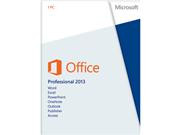 Microsoft Office Professional 2013 Product Key Card - 1 PC