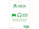 Microsoft XBOX $50 Gift card