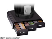 Mind Reader TRY3PC-BLK "Anchor" Coffee Pod Storage Drawer for Keurig K-Cup, 36 Capacity