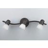 SKYE Collection 3-Light Oil Rubbed Bronze Track Light With Frosted Glass