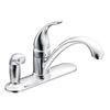 Torrance 1 Handle Kitchen Faucet with Matching Protégé Side Spray - Chrome Finish