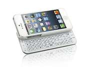 Naztech N5200 Slideout Keyboard for Apple iPhone 5 - White - Retail (12181)