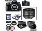 Nikon D600 24.3MP FX-Format DSLR Camera (Body Only) With Nikon AF-S Nikkor 50mm f/1.8D Lens & Essential Accessory Package including 32GB SDHC Card & More