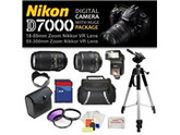 Nikon D7000 16.2mp Dx-format Cmos Digital SLR Camera Kit w/ 18-55mm +55-300mm LENS - Many Accessories
