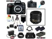 Nikon D600 24.3MP FX-Format DSLR Camera (Body Only) With Nikon AF-S Nikkor 50mm f/1.8G Lens & Deluxe Beginners Accessory Package including 32GB SDHC Card, 2 Rep