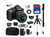 Nikon D3200 Black 24.2 MP CMOS Digital SLR Camera with 18-55mm Lens & Wi-Fi Connectivity, Everything You Need Kit, 25492