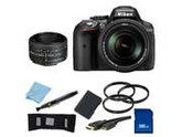 Nikon D5300 Digital SLR Camera With 18-140mm Lens & 50mm 1.8D Kit 1