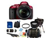 Nikon D5300 Digital SLR Camera Red With 18-140mm Lens Kit 5