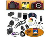 Nikon D5200 24.1 MP Digital SLR Camera (Red) Body Kit Including our Ultimate Accessory Package