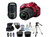 Nikon D5300 Digital SLR Camera With 18-55mm Lens & 55-300mm VR Lens Kit (Red)