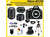 Nikon D5100 16.2MP CMOS Digital SLR Camera with 3-inch Vari-Angle LCD Monitor 5 Lens Sports Package & Accessories
