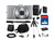 Nikon Coolpix S9300 Silver 16 MP 18X Optical Zoom 25mm Wide Angle Digital Camera HDTV Output, Everything You Need Kit, 26314