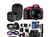 Nikon D5300 Digital SLR Camera Red With 18-140mm Lens & 55-200mm VR Lens & 50mm 1.8D Kit