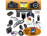 Nikon D5200 24.1 MP Digital SLR Camera (Black) Body Kit Including our Ultimate Accessory Package