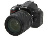 Nikon D5200 (13216) Black Digital SLR Camera with 18-105mm VR Lens Kit