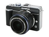 OLYMPUS PEN E-PL1 Black Interchangeable Lens Live View Digital Camera w/ Black M.ZUIKO DIGITAL 14-42mm f