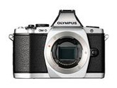 OLYMPUS OM-D E-M5 Silver 16.1 MP Live MOS Interchangeable Lens Camera with 3" OLED Touchscreen - Body Only