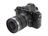 OLYMPUS OM-D E-M5 Black 16.1 MP Live MOS Interchangeable Lens Camera with 3" OLED Touchscreen - 12-50mm Lens Kit