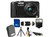 Panasonic Lumix DMC-ZS25 Digital Camera (Black)  Kit. Includes: 32GB Memory Card, High Speed Memory Card Reader, Mini HDMI Cable, Slave Flash, Gripster Tripod,