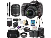 Pentax K-5 II Digital SLR Camera Kit with SMC DA 18-55mm f/3.5-5.6 AL WR Lens + SMC Pentax DA 50-200mm f/4-5.6 ED WR Zoom Lens & Huge Accessory Kit