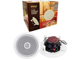 6.5" (250W) Mid-Bass 2-Way In-Ceiling Speaker System - 2 Pieces - White