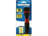 Rayovac General Purpose Flashlight - 2 "AA" Batteries - 15 Lumens