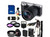 Samsung NX300 Mirrorless Digital Camera with 18-55mm f/3.5-5.6 OIS Lens (Black). Includes 0.45X Wide Angle Lens, 2X Telephoto, 3 Piece Filter Kit (UV-CPL-FLD),