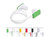 Island Roman S301 Stereo Bluetooth In-ear EarBuds Earphone Headset Headphone Candy Color - Silver