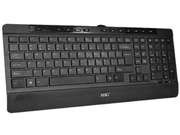SIIG USB Slim Ergonomic Multimedia Keyboard Black Keyboard