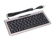 SolidTek KB-P3100SU Silver/Black Wired Keyboard