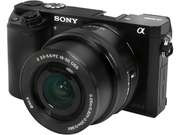 SONY Alpha a6000 ILCE-6000L/B Black Mirrorless DSLR Camera w/ 16-50mm Lens