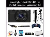 Sony Cyber-Shot DSC-RX100 (RX100) Digital Camera Kit. Includes: 16GB Memory Card + Reader, Extended Life Replacement Battery, Tripod, Monopod, Carrying Case & M