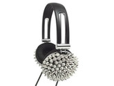 High Performance "Spiked" Headphones Silver