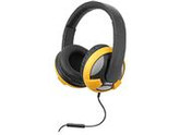 SYBA Oblanc U.F.O. Circumaural Headphones with Invisible In-line Microphone, YELLOW