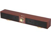 SYBA CL-SPK20150 17" Wide Compact Yet Powerful Speaker Bar for TV's, PC's, and Laptop, USB Powered, Woody Brown