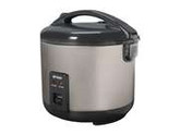 Tiger JNP-S18U Black/Stainless Steel 5 Cups (Uncooked)/10-Cups (Cooked) Rice Cooker-Warmer