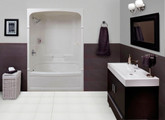 Victoria 60 Inch 3-piece Acrylic Tub And Shower-Left Hand