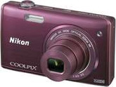 Nikon COOLPIX S5200 32163 Plum 16MP 26mm Wide Angle Digital Camera