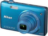 Nikon COOLPIX S5200 32162 Blue 16MP 26mm Wide Angle Digital Camera