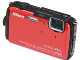 Nikon COOLPIX AW110 26412 Orange 16 MP Waterproof Shockproof Digital Camera