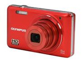 Olympus VG-160 Red 14 MP Digital Camera with HD video Recording
