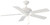 White Contractor Ceiling Fan - 52 Inch