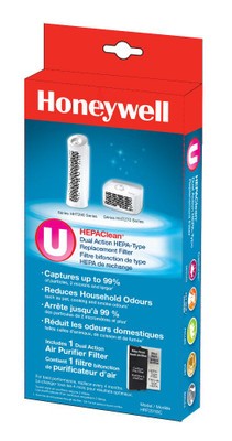 Hepa Type Replacement "U" Filter With Integrated Pre-Filter 1 Pack